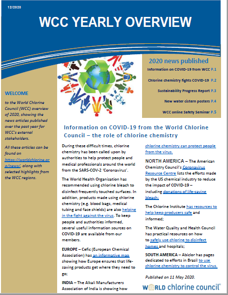 World Chlorine Council Overview now published